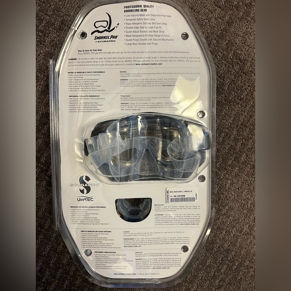 2 New Adult Snorkels/ Diving masks - Picture 3 of 3